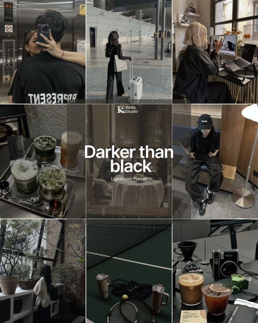 Darker than black - Lightroom Preset