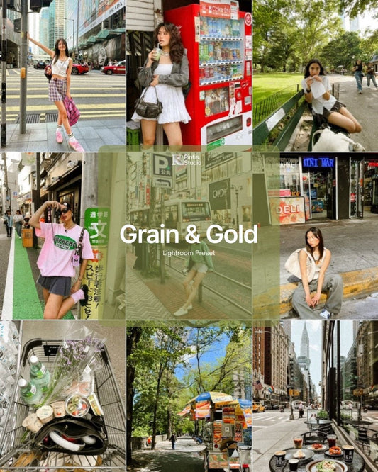 Grain & Gold - Lightroom Preset